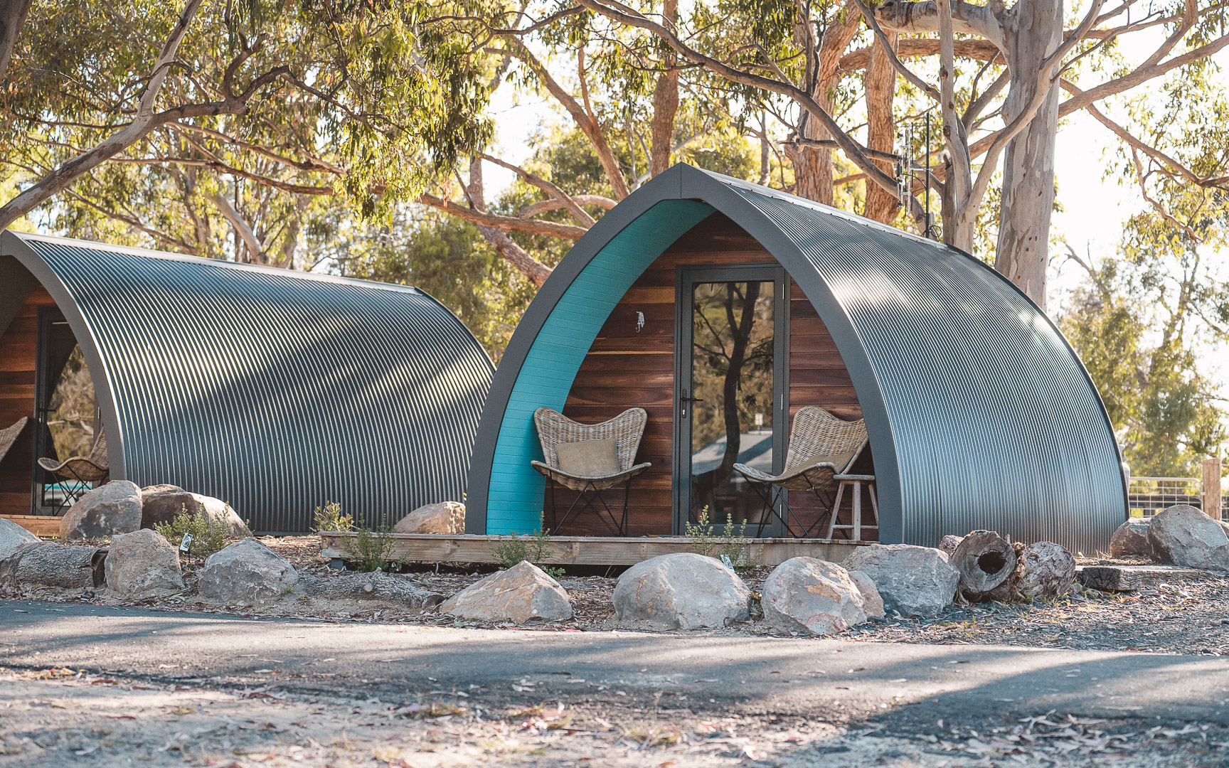 Glamping, Gumnut pods, unique couples, romantic accommodation, Tathra, NSW Coast,